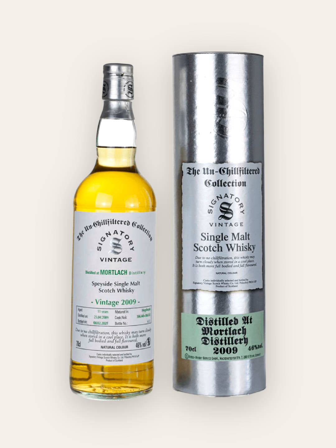 Signatory Mortlach 10yo The Un-Chillfiltered Collection 2009