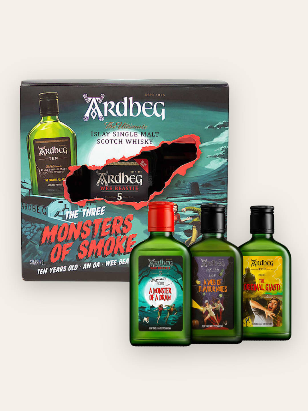 Ardbeg Monsters of Smoke Pack 3 x 0,2 l