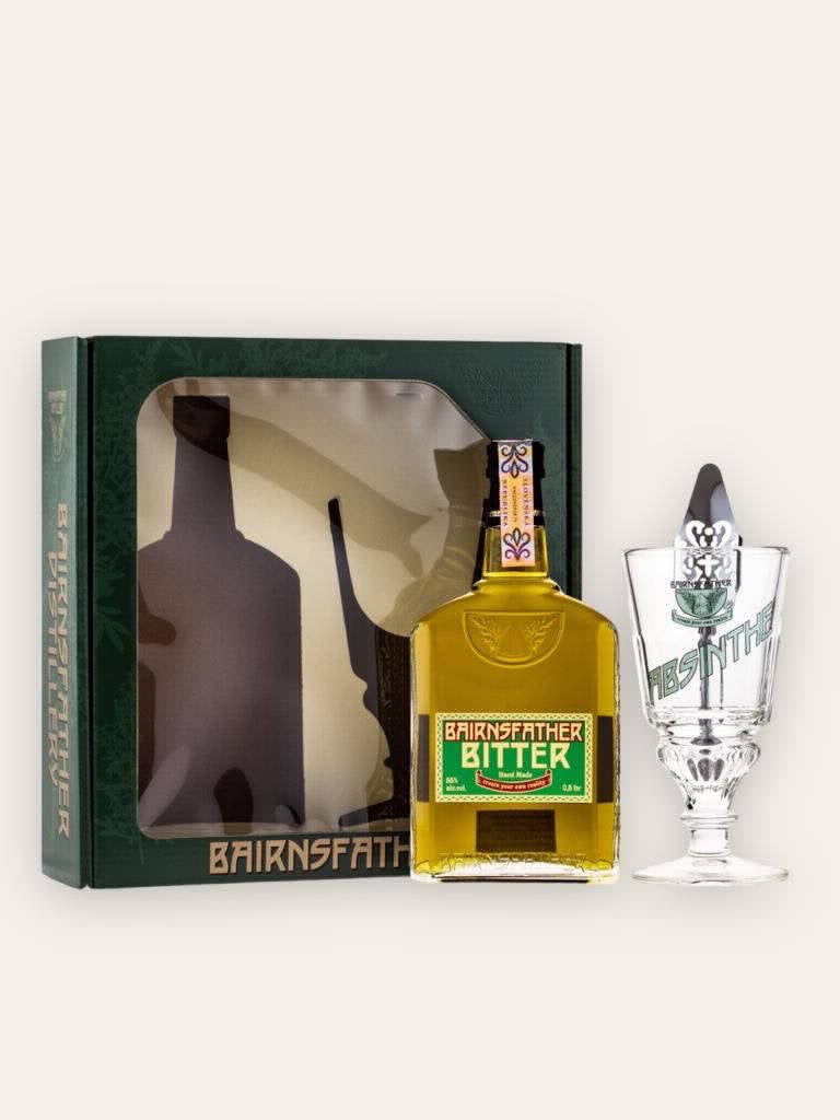 Bairnsfather Bitter Absinth + pohár a lyžička
