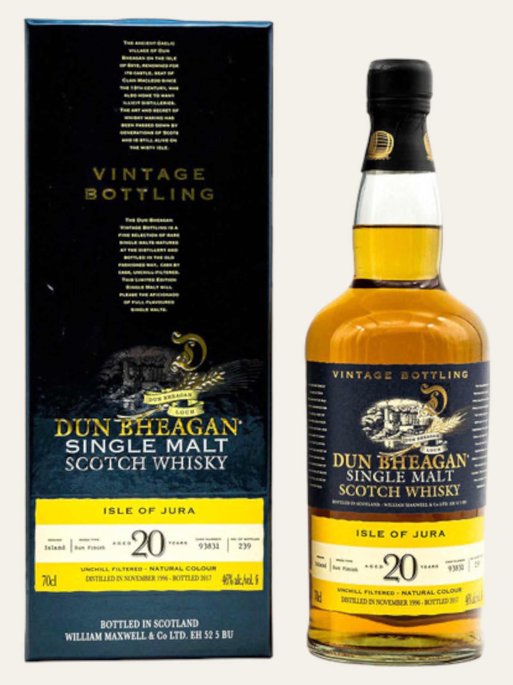 Dun Bheagan Isle of Jura 1996 20yo