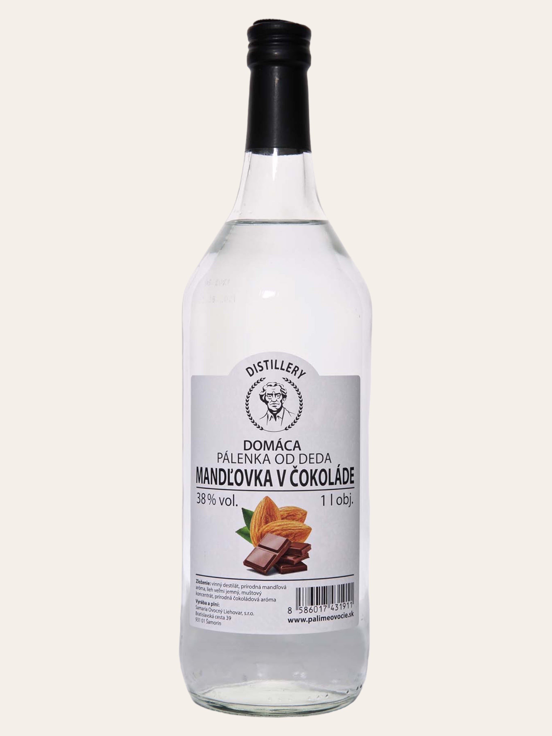 Samaria Almond in Chocolate 1l 38%