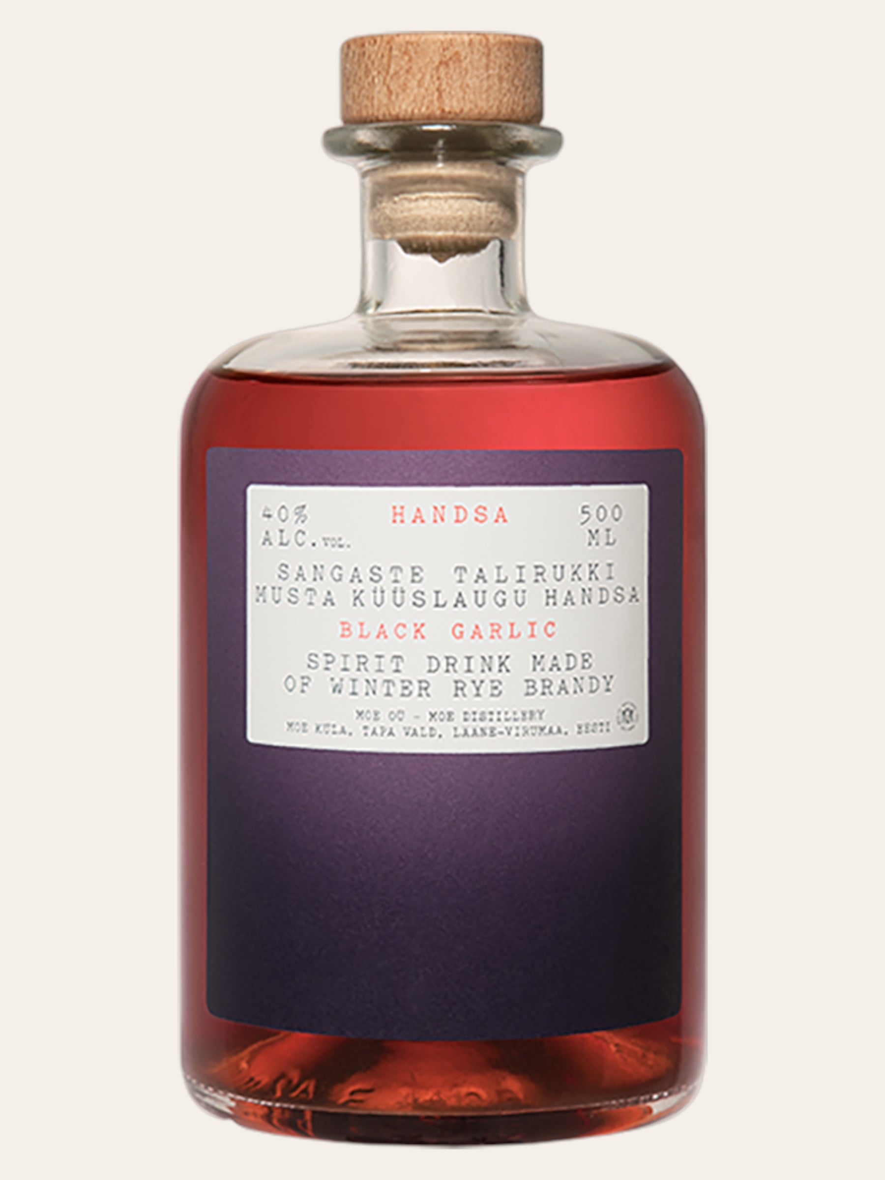 Handsa Black Garlic 0.5l 40%