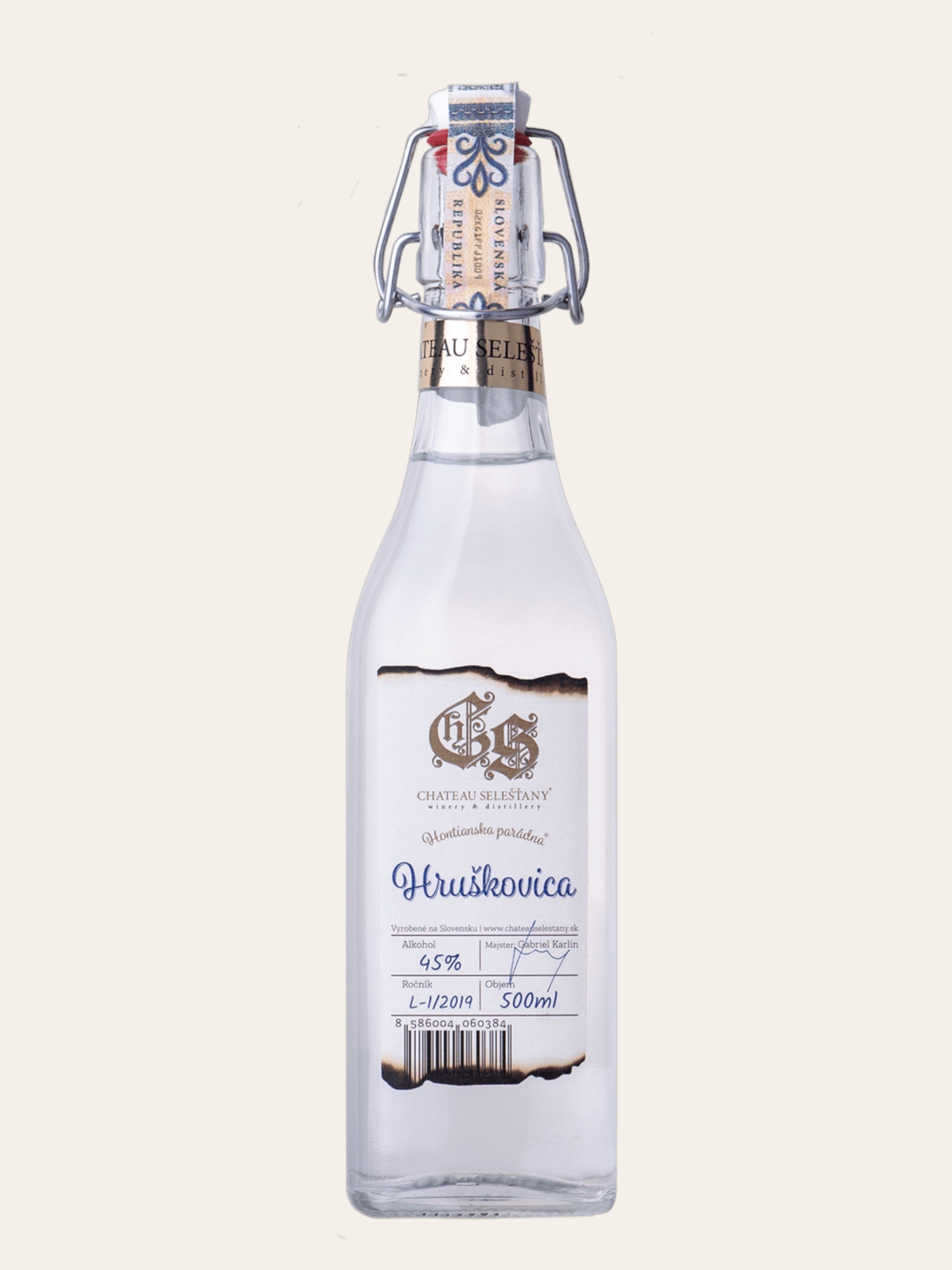 Chateau Selešťany Hruškovica 0,5l 45%