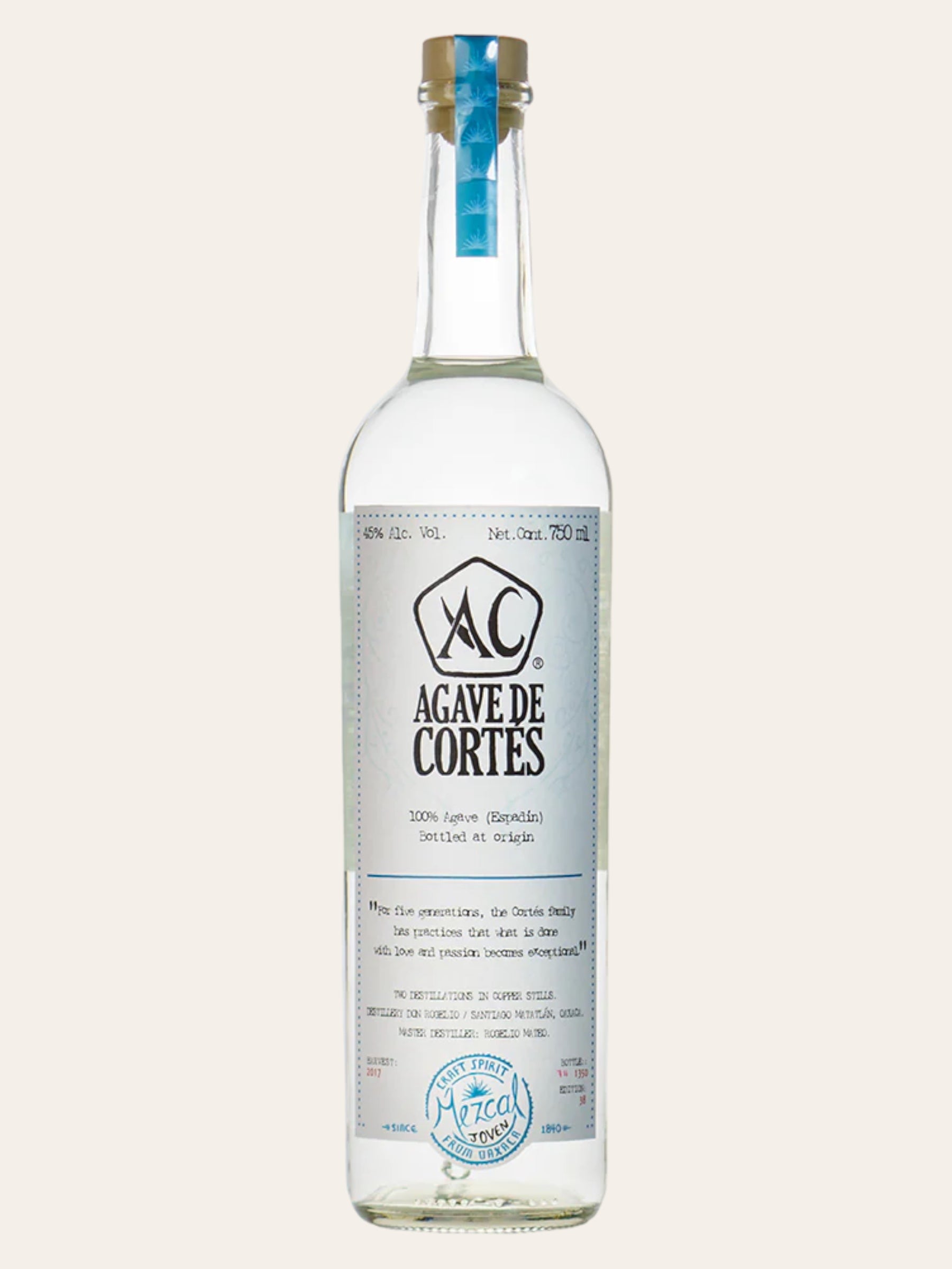 Mezcal Agave de Cortez Joven