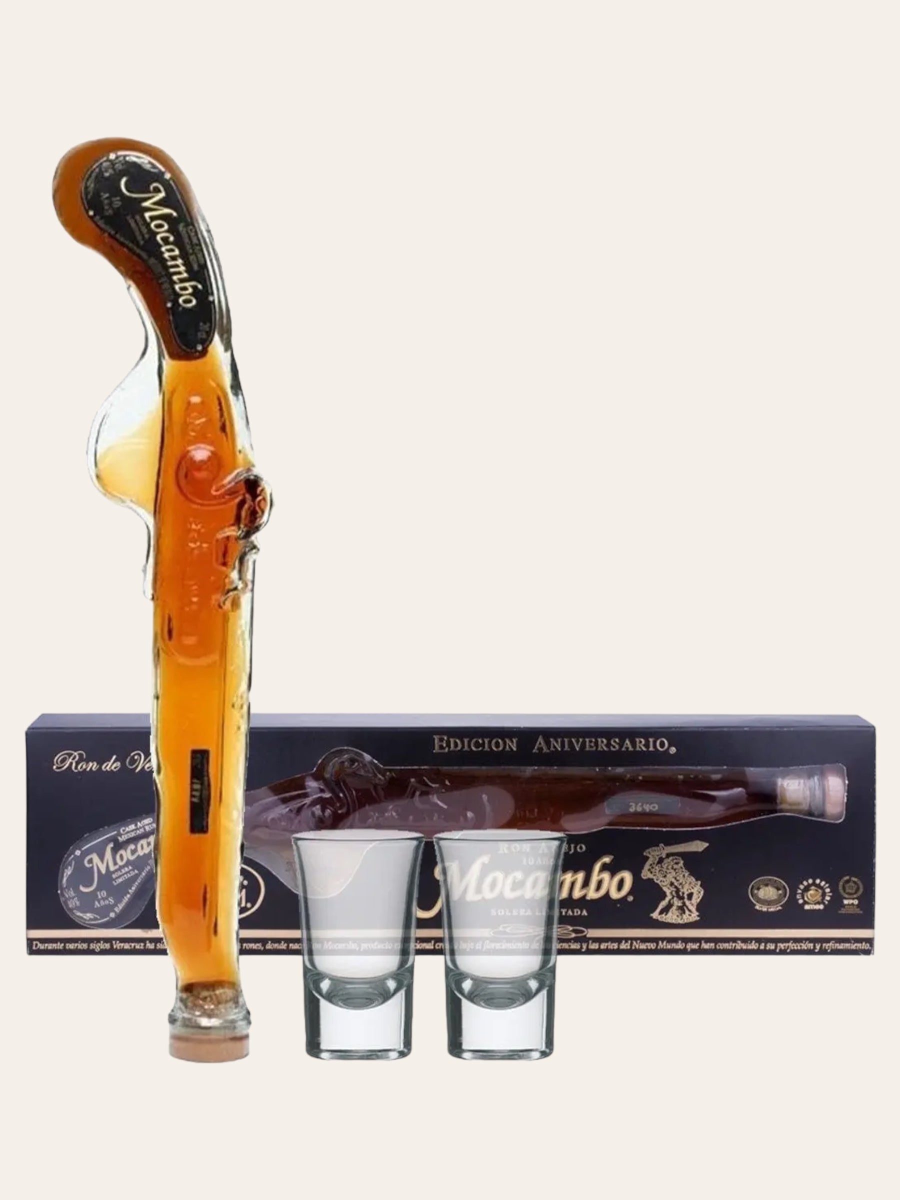 Mocambo Pištoľ 10yo + poháre
