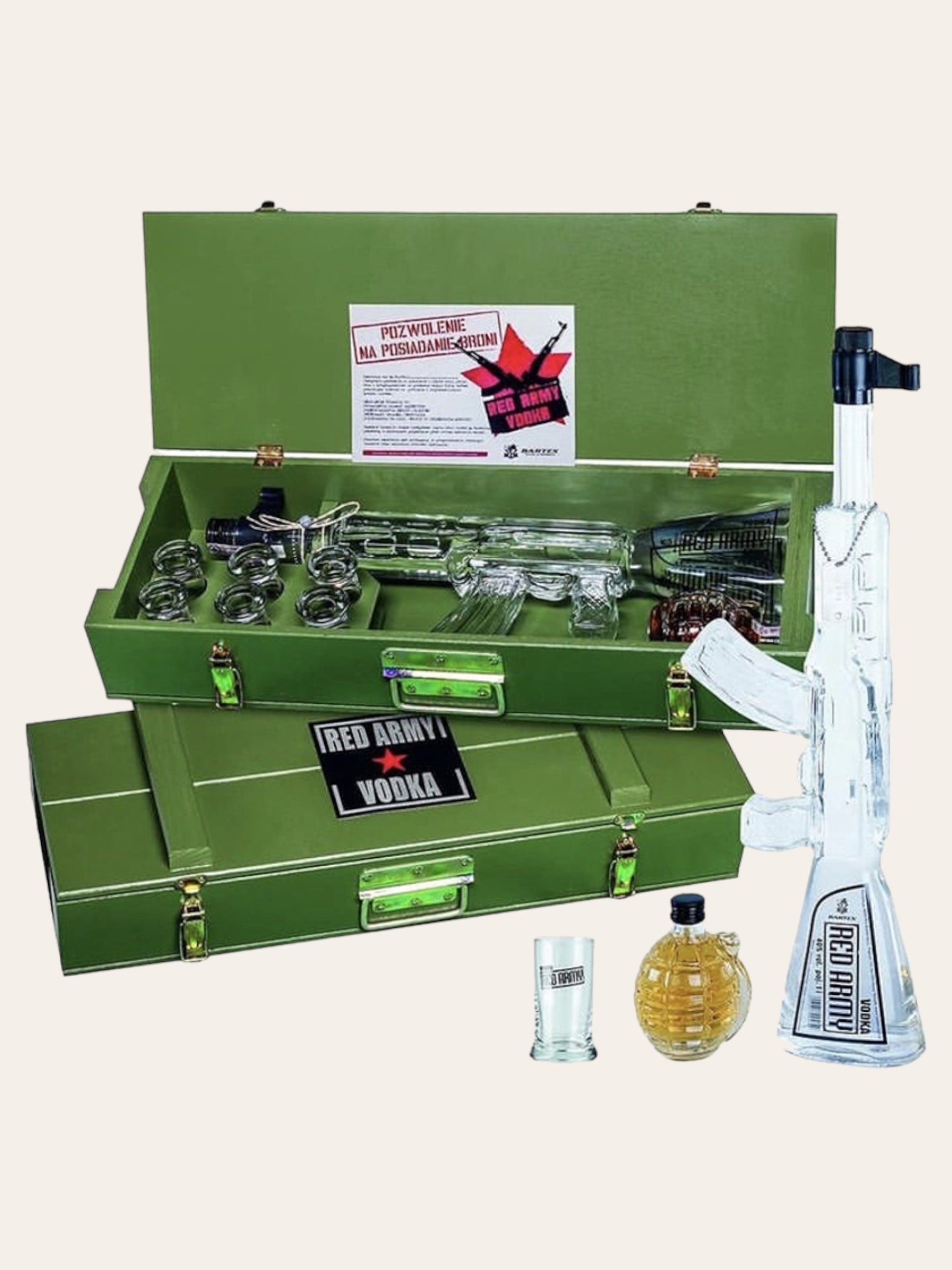 Kalashnikov Red Army + Liquor + 4x shots