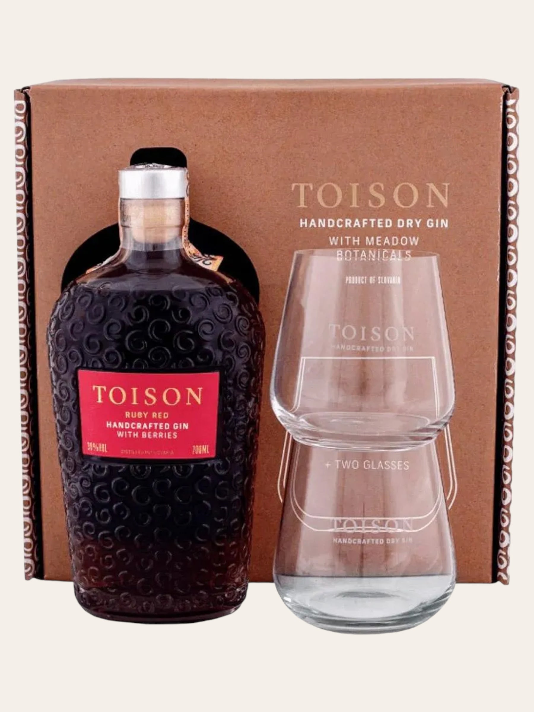 Toison Remeselný Gin + poháre