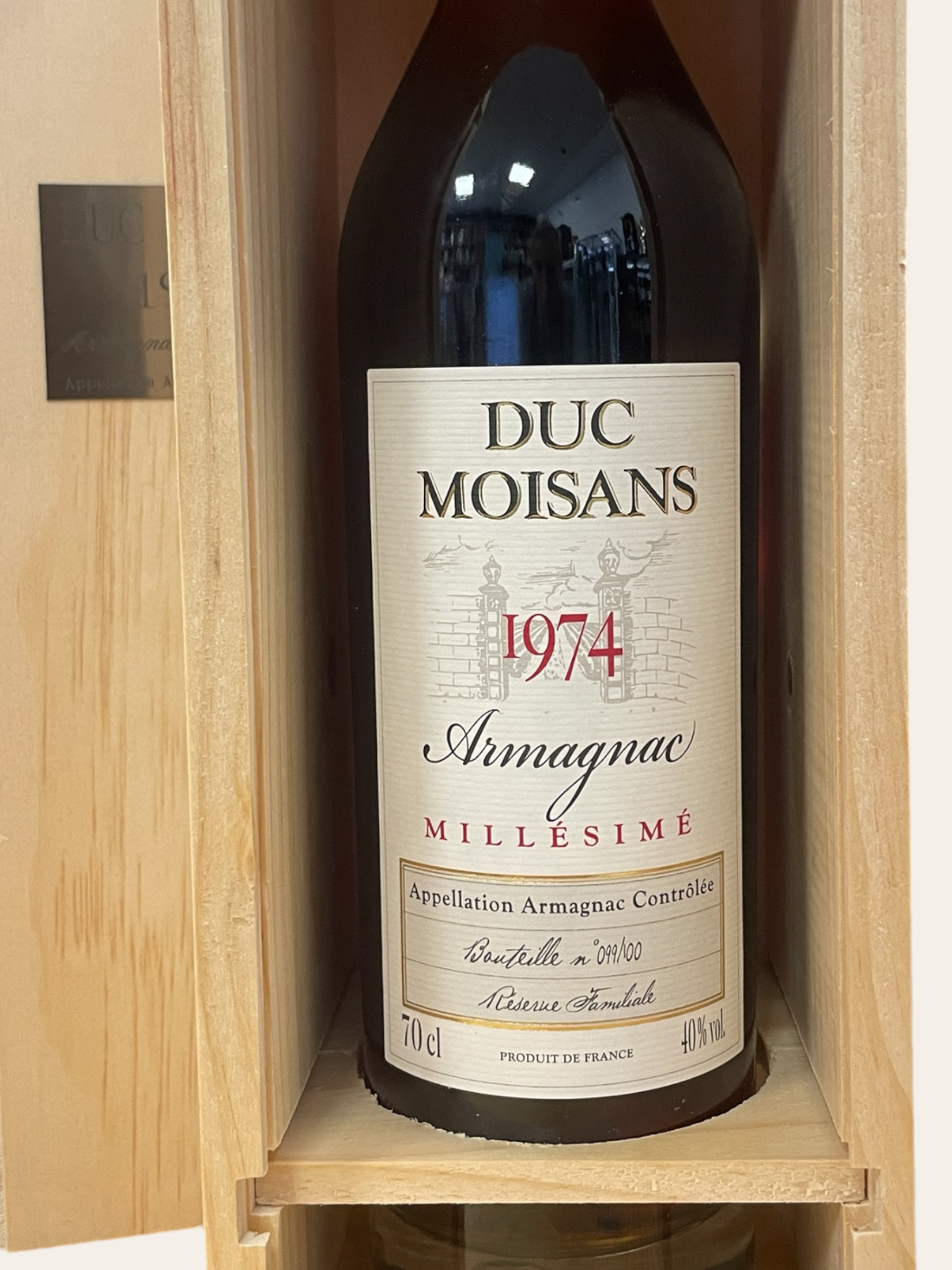 Duc Moisans Armagnac 1974