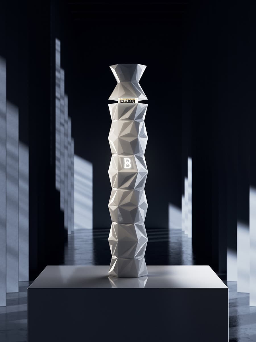Belvedere 10  Diamond Organic Vodka LED