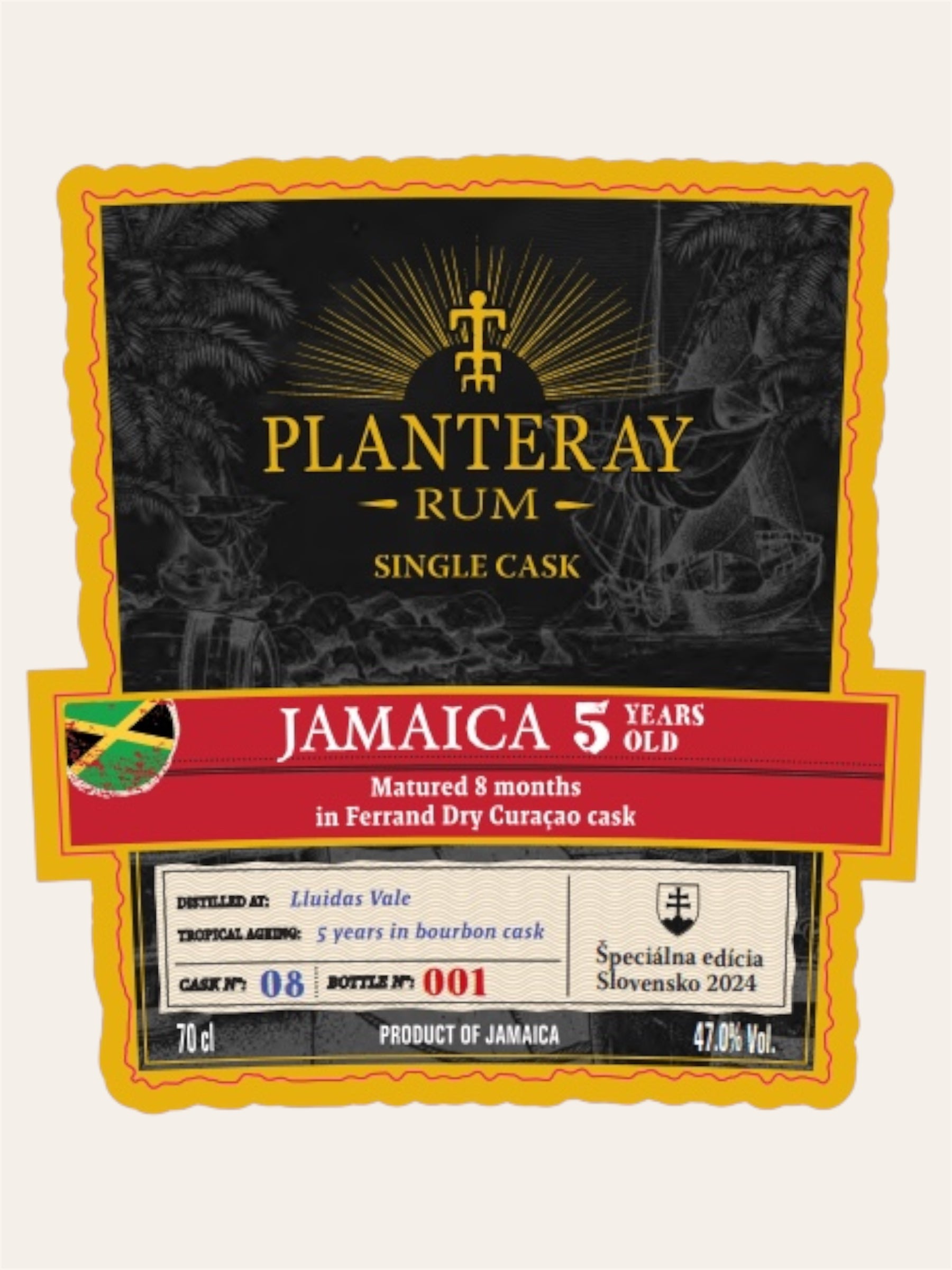 Planterey Single Cask Jamaica 5yo Ferrand Slovakia Edition