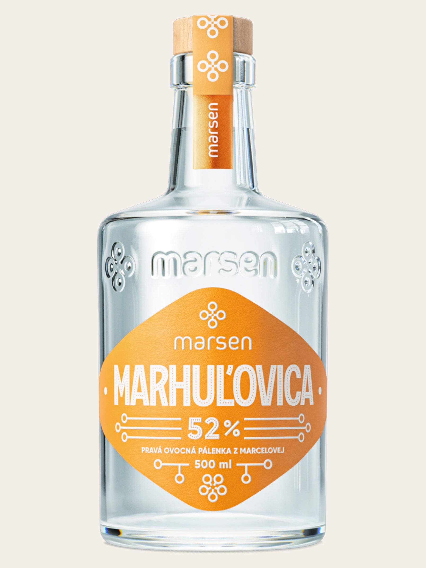 Marsen Marhuľovica 52% 0,7l