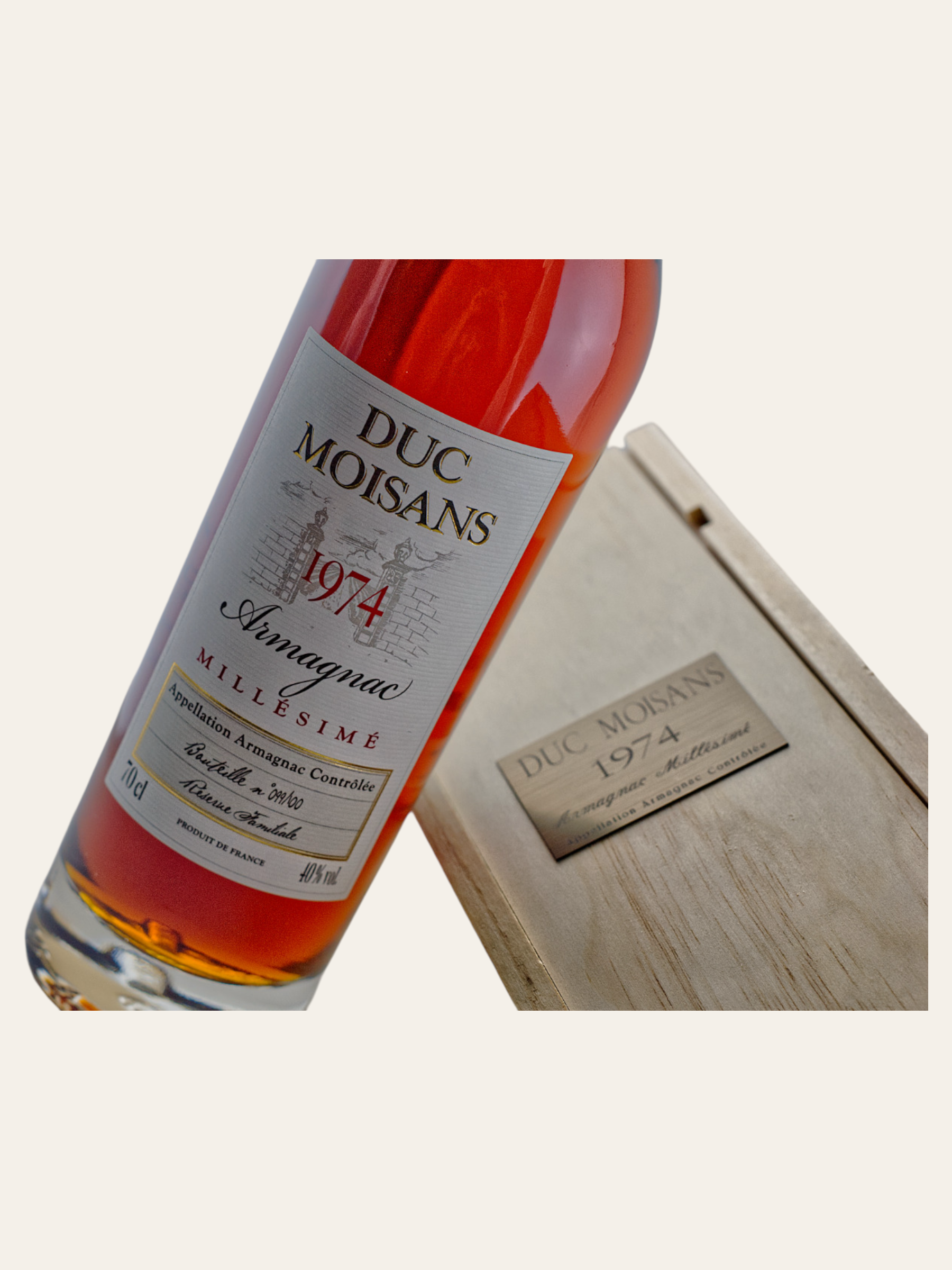 Duc Moisans Armagnac 1974