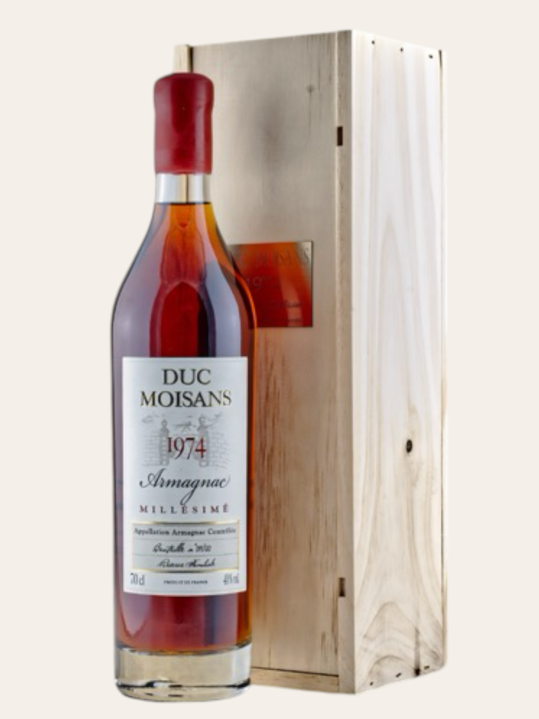 Duc Moisans Armagnac 1974